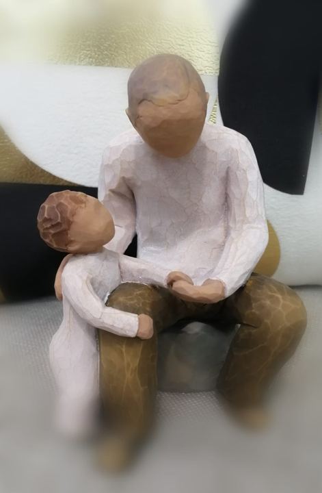Figura Willow Tree de padre e hijo en Adornalia