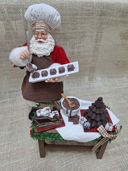 Papá Noel pastelero, decoración de Navidad en Adornalia